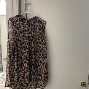 Stylish Floral Sleeveless Top